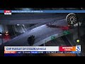 CHP pursues high-speed stolen vehicle in L.A.