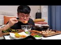 Real mukbang 먹방창배 국물보다 건더기가 많은 순대국은 진짜좋다 술드신분 해장하러 오세요 대박 레전드 Sundae gukbap mukbang Legend koreanfoo