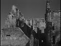 Newsreel footage from 1950 of Saint Cyr military academy ruins film location