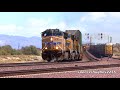 FREIGHT TRAINS Southern California Desert!