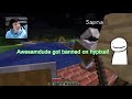 Awesamdude does NAUGHTY things on Hypixel w/ Dream, Sapnap, and George