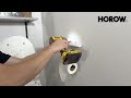 HOROW T05 Smart Bidet Toilet Installation Guide (8): Install the Remote Control & Bracket