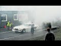 Pontiac Trans Am catch fire when burning