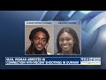 Man, woman arrested in connection with recent shootings in Durham