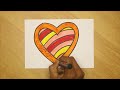 How To Draw A Heart Step By Step | Heart Drawing | Simple Drawing Tutorial  for kids #love  #heart