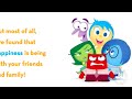 Inside Out: Meet the Emotions - Joy! - Read Aloud Kids Storybook #disney #insideout2