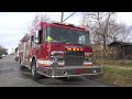 PRE-ARRIVAL: Firefighters stretching in on FULLY INVOLVED shed fire | Tulsa, OK