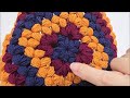 Crochet The BEST Puff Stitch Square Tutorial