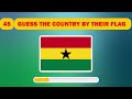 Guess The Country By Their Flag 🌎🎯🤔 || QUIZ || Quizzy Collab