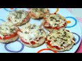 Mini pizzas en Sarten con pan de molde  - Rapido y FACIL