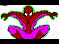 Coloring Classic Spider-Man Costume