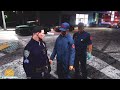 Playing GTA 5 As A POLICE OFFICER City Patrol| NYPD LC 2|| GTA 5 Lspdfr Mod| 4K