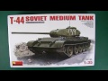 MiniArt's 35th scale T-44 In box Video Review by Adam Mann.