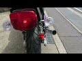 ゼファー４００改　Z400FX仕様　暖気運転後のエンジン始動＆ふけ上がり動画