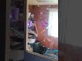 my friend slowed the video and saw different, weird faces in the window.