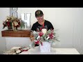 Christmas 2023 DIYS / Making A Frosty Christmas Centerpiece DIY / Ramon AT Home Christmas