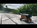 Cannon Firing in Slow Motion