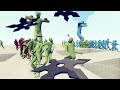 ZOMBIE ARMY  + 3x GIANT vs 3x EVERY GOD - Totally Accurate Battle Simulator TABS