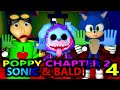 NEW Poppy Playtime Chapter 2 PART 4 VS SONIC & BALDI! Minecraft Animation Movie Story Challenge