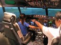 7 Year old in 737 Simulator