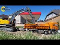 Amazing RC Construction Site! Building A New Gas Station in 1:14 Scale!