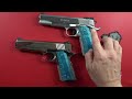 Les Baer Custom Hard Chrome UTC 1911 (38 Super) & Standard Manufacturing Nickel 1911 comparison