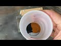 Rusted Metal Paint Effect using Hairspray & Coffee Grounds