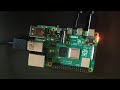 Raspberry Pi 4 booting up