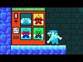 Super Mario and Peach Shopping Clothes in Vending Machine | Game Animation