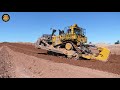 Caterpillar's Largest Dozer Working (the D11T)