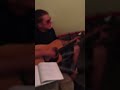 Nick playing n singing
