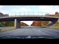 Albany NY to Syracuse NY, driving on interstate 90 , I 90 , Road trip in New York State, USA