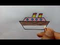 How to draw a boat || How to draw boat step by step ||