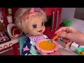 BABY ALIVE Danielle has a Cold DIY DOLL Soup