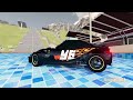 BeamNG.drive CRASH TESTING REAL CAR VS Mr. Beast Feastables #17