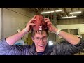 Cheap Vs. Expensive Footballs Cut In Half With Waterjet