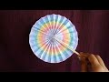 How to make Origami rainbow paper fan | Easy craft | DIY Paper crafts |