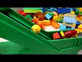 Satisfying Marble Run Building Tracks ASMR Bridge, Cars and Marbles #2