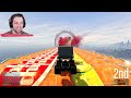 GTA 5 1v1 race on an invisible skill course (troll)