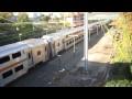 Norfolk Southern Pulling CSX Locos - NJT Action - Perth Amboy New Jersey 10-21-12