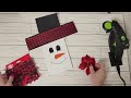 ❄️ QUICK & EASY Snowman Craft DIY ❄️DOLLAR TREE CHRISTMAS DIY ❄️ Holiday Home Decor