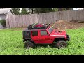 AXIAL SCX 10 2 JEEP WRANGLER UNLIMITED CRC FIRST RUN!! FINALLY GOT SOME CRAWL TIME!!