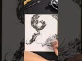 墨絵 Japaneseink drawing Dragon