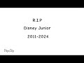 Disney Junior final sign off + bluey ending