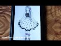 How to draw a girl with beautiful dress very easy #artdrawing #trending #youtubevideo #pencilskitch