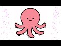 Drawing A Cute Octopus Guide Tutorial For Kids Step-By-Step