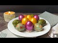How to BEAUTIFULLY color eggs for Easter without DYES! Golden eggs in your home 🥚
