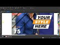 social media ads design tutorial using coreldraw