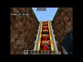 Riding the redstone rollercoaster with a large underground section - Minecraft Pocket Edition 1.21