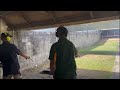 TARGET SHOOTING WITH A 9MM CENTREFIRE GLOCK and a 45-CALIBRE BLACK POWDER PISTOL//#targetshooting